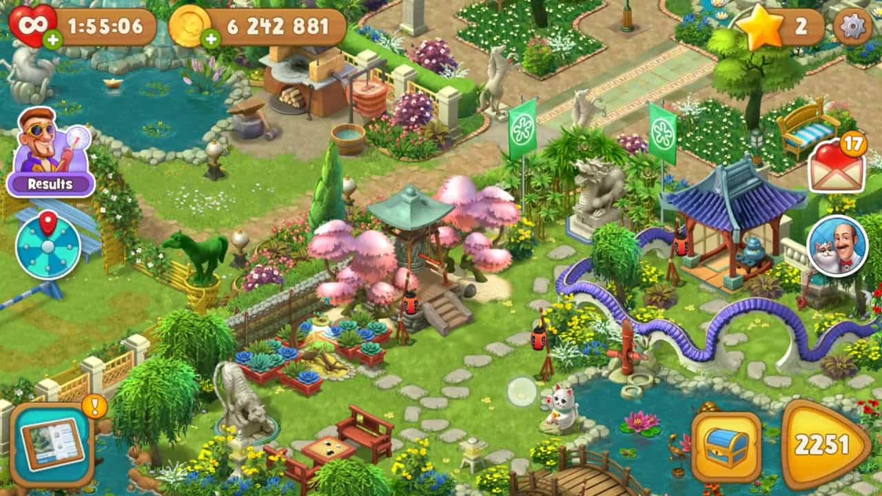 beat gardenscapes level 213